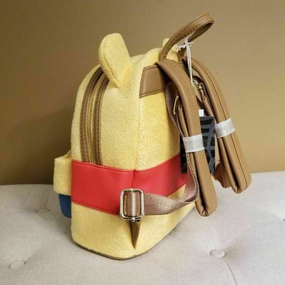 Loungefly Disney Winnie The Pooh Hunny Tummy Soft Touch Mini Backpack NEW main image 8